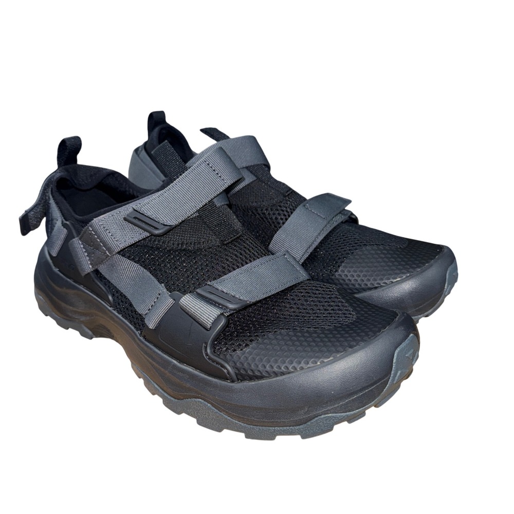 NEW Teva Outflow Universal Mens 12 Water Hiking Shoes Black Grey 1136311 Hiking